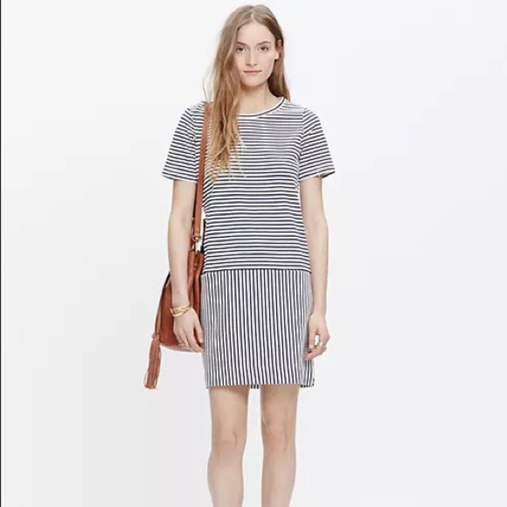 madewell striped dockside dress